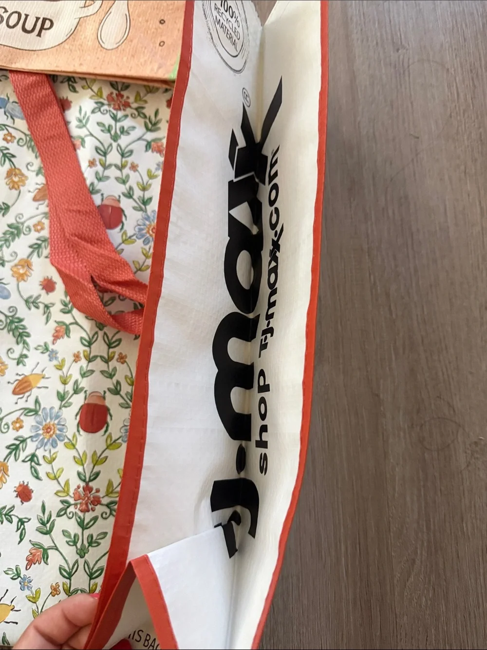 Reusable fall themed 3 totes TJ maxx
